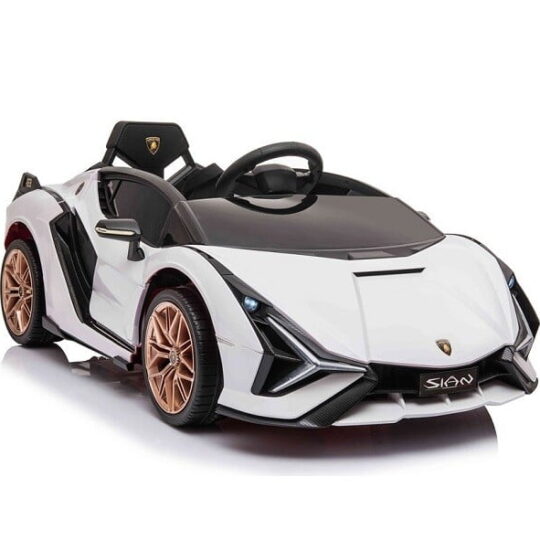 Lamborghini Sian ledeniško bela - avtomobil na baterije