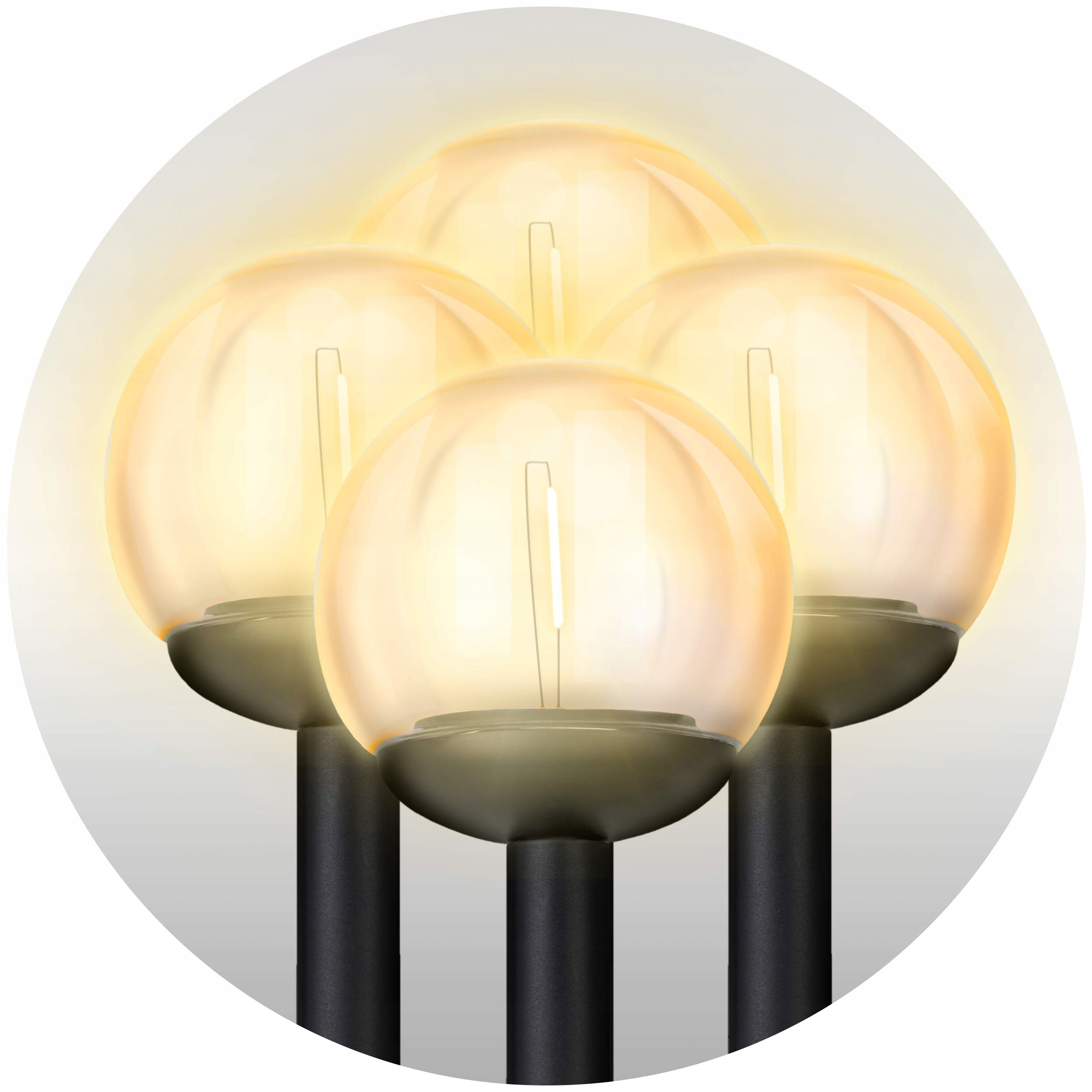 Solarna svetilka prozorna krogla 4 kosi Ilumen LS-103 druge znamke