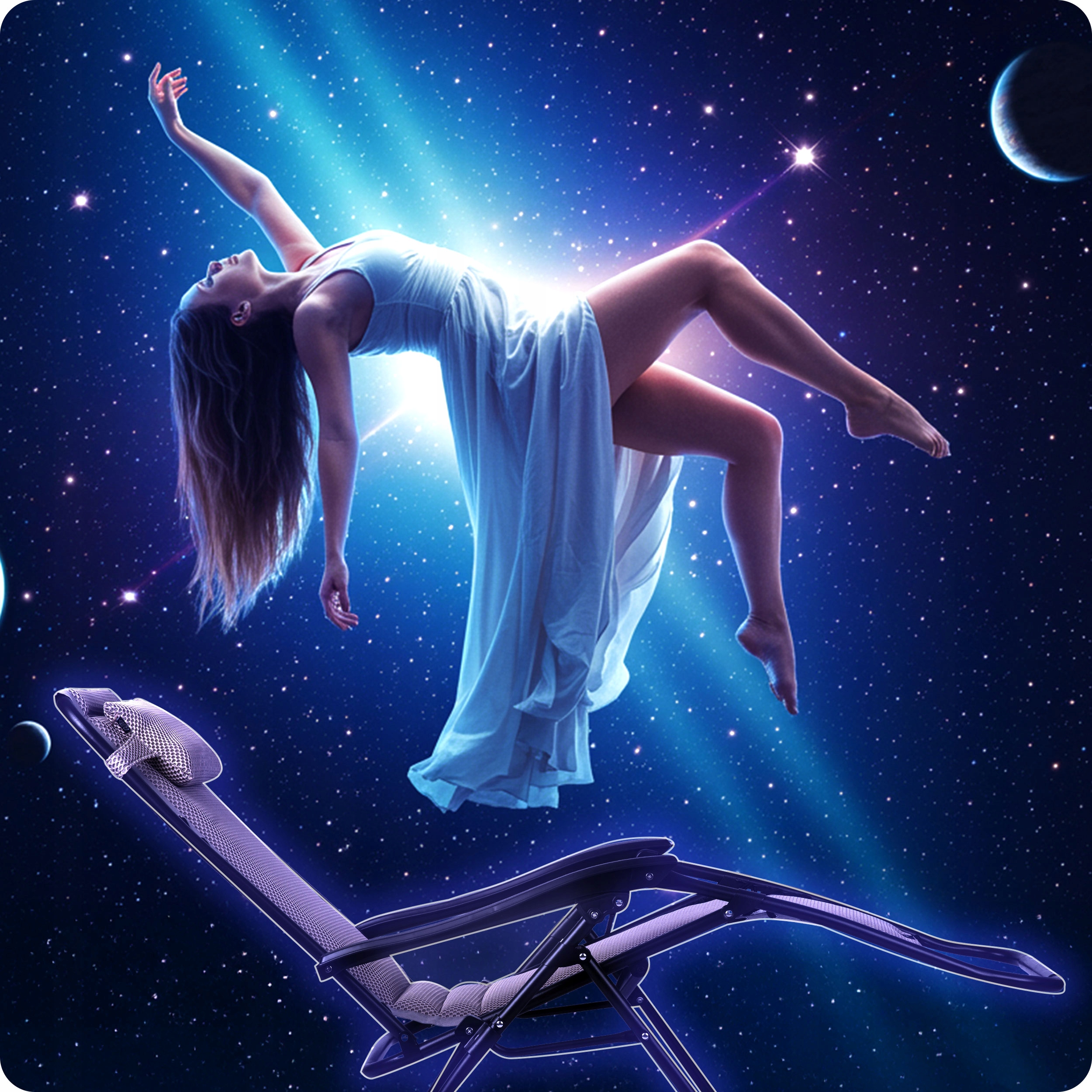 Zložljiv vrtni ležalnik z blazino Sofotel ChillWell Soft siv Blagovna znamka Sofotel