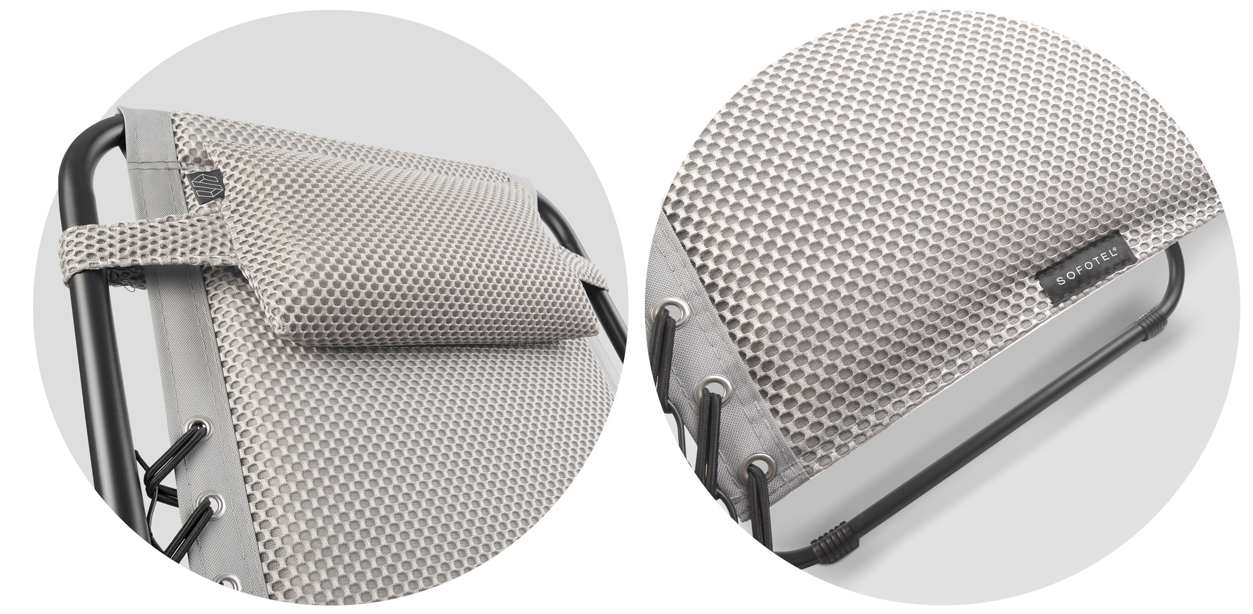 Zložljiv vrtni ležalnik z blazino Sofotel ChillWell Soft siv Vrsta ležalnika