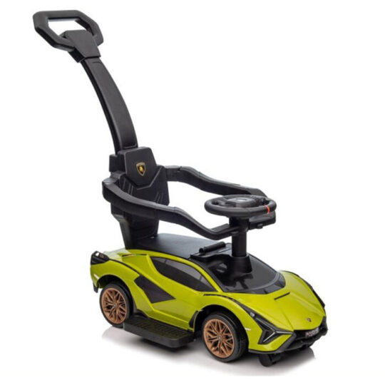 Otroški voziček Lamborghini Sian z licenco - 3v1 zelen