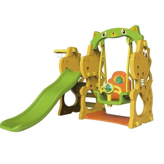 Gugalnica s toboganom - Dino 3 v 1