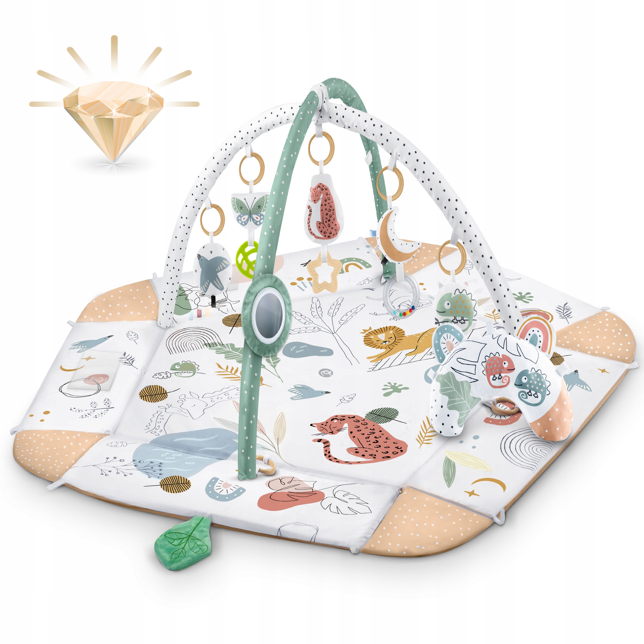 IZOBRAŽEVALNA INTERAKTIVNA BLOKOVNICA DVOSTRANSKO ZLOŽLJIVA XXL 5v1 NUKIDO LEV Stanje embalaže: originalno