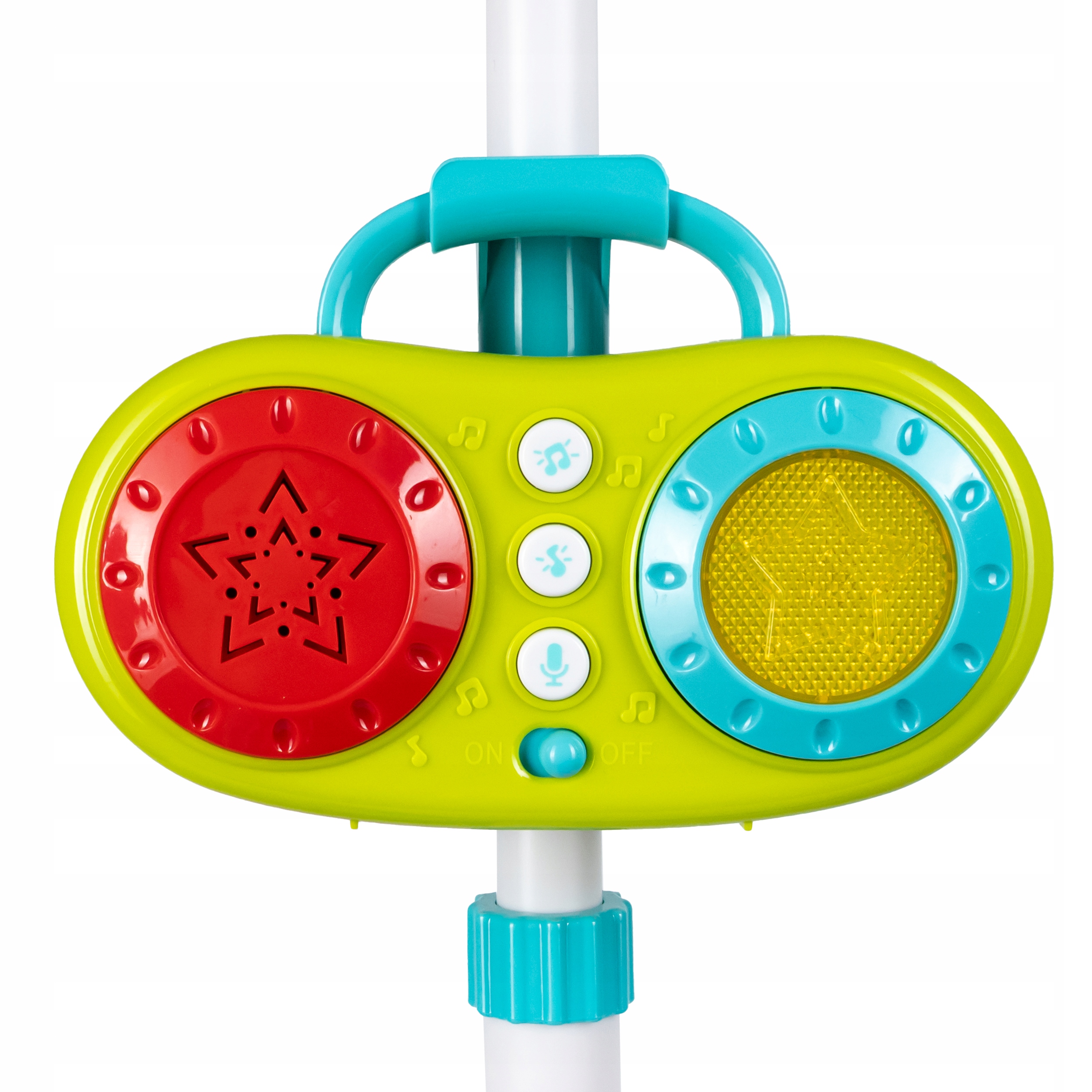 KARAOKE MIKROFON ZA OTROKE OJAČEVALNIK FUNKCIJA SNEMANJA LED OSVETLITEV Znamka click4TOYS