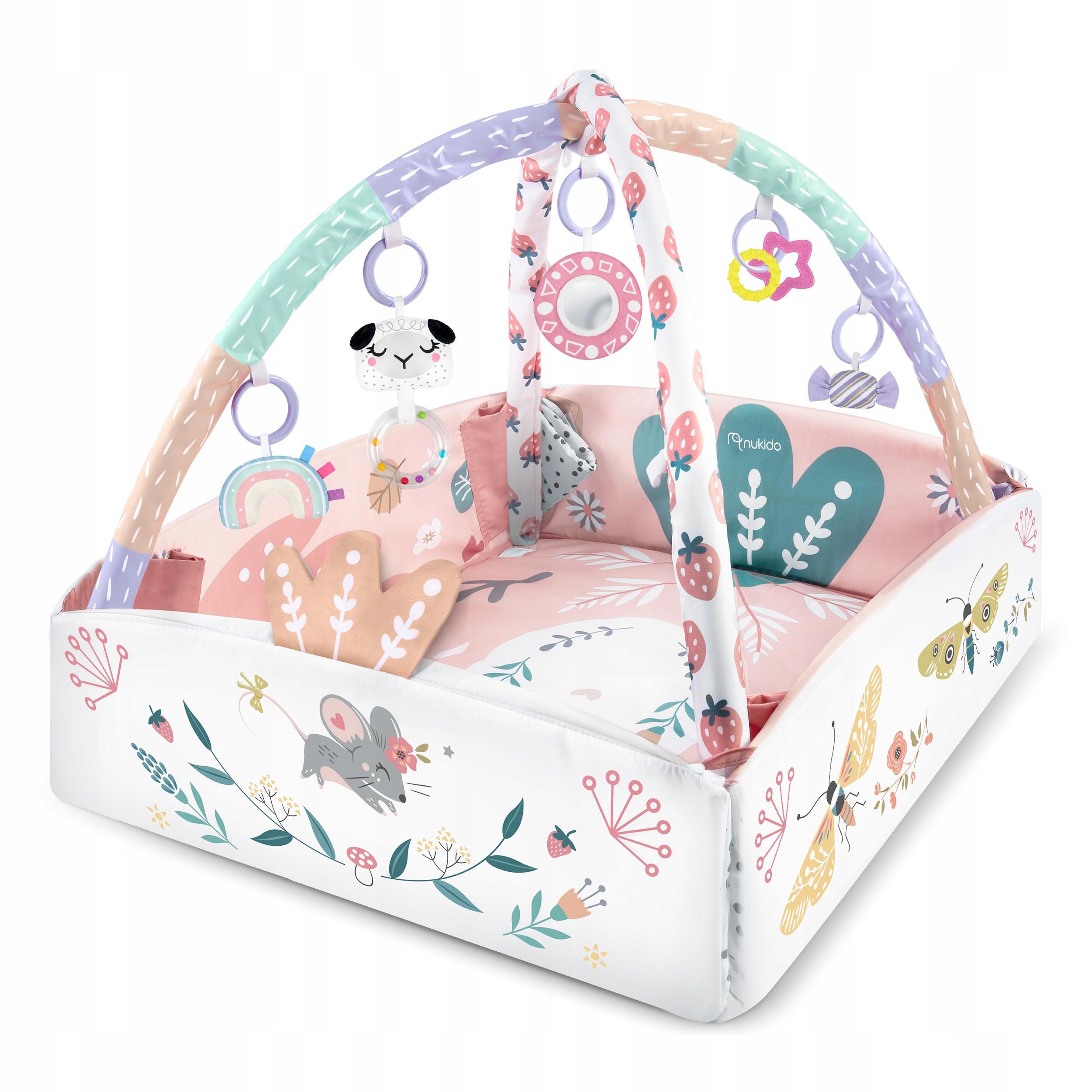 Interaktivna izobraževalna podloga 110 x 100 cm Nukido Bird znamke Nukido