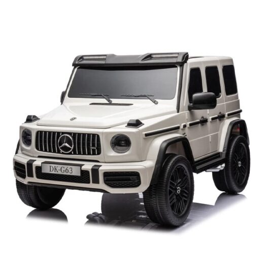 Mercedes AMG G63 XXL bel - avtomobil na baterije