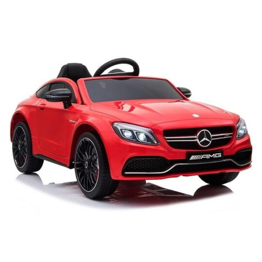 Mercedes C63s AMG kupe rdeče barve - avtomobil na baterije