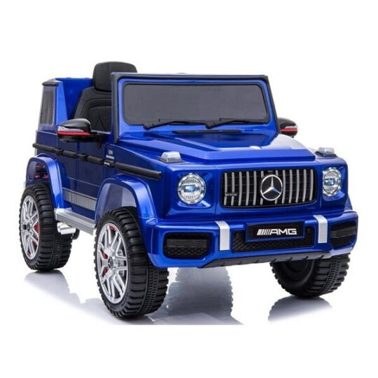 Mercedes G63 AMG modro pobarvan - licencirani avtomobil na baterije