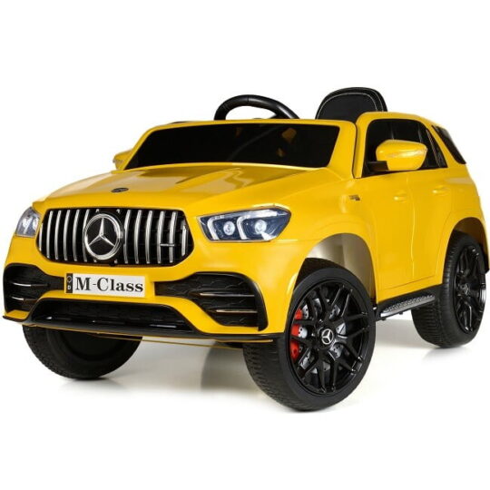 Mercedes razreda M rumene barve - avtomobil na baterije