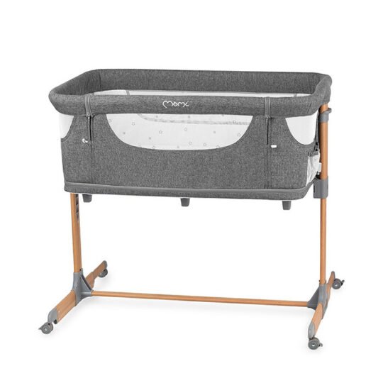 MoMi SMART BED 4v1 otroška posteljica - siva