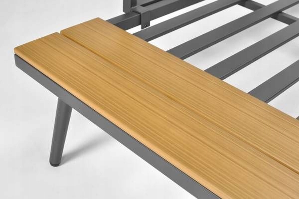 KOMPLET VRTNEGA KOTNEGA MEHKEGA POHIŠTVA KOMPLET VRTNEGA POHIŠTVA ZA TERASO TKANI GRAFIT Število elementov v kompletu: 3