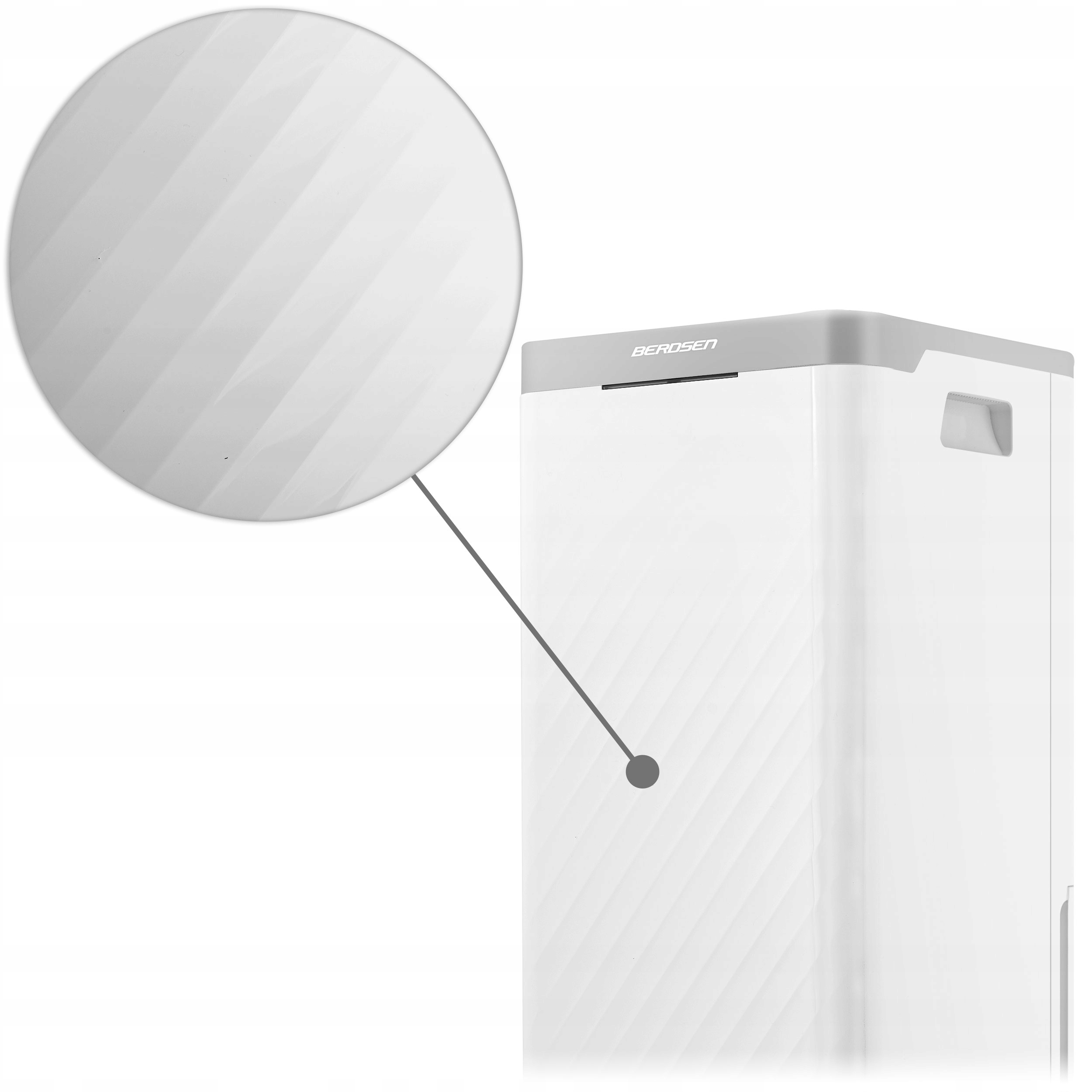 KOMPRESORSKI RAZVLAŽILEC ZRAKA ABSORBTOR VLAGE 20 l/24 h HIGROSTAT ČASOVNIK Raven hrupa 48 dB