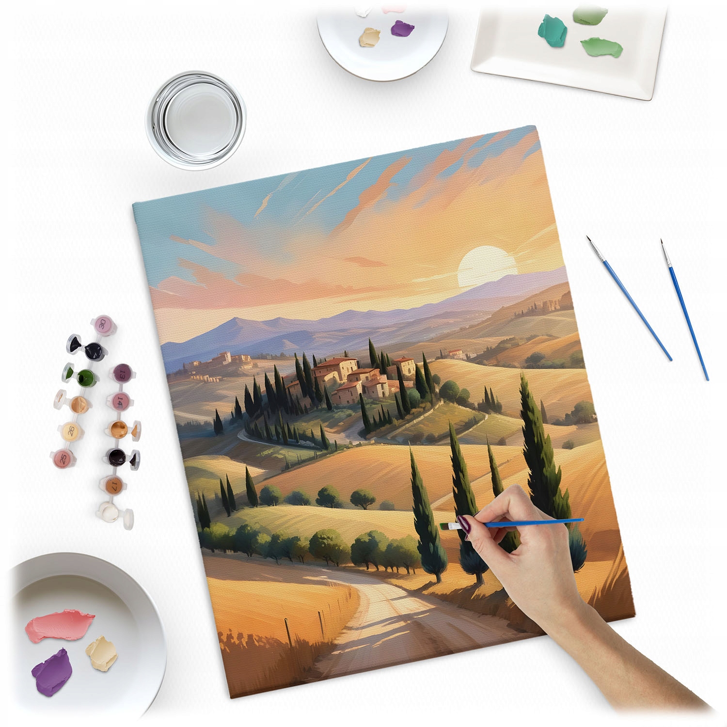 Slika po številkah 40x50 cm Massido Landscape Brand Inna