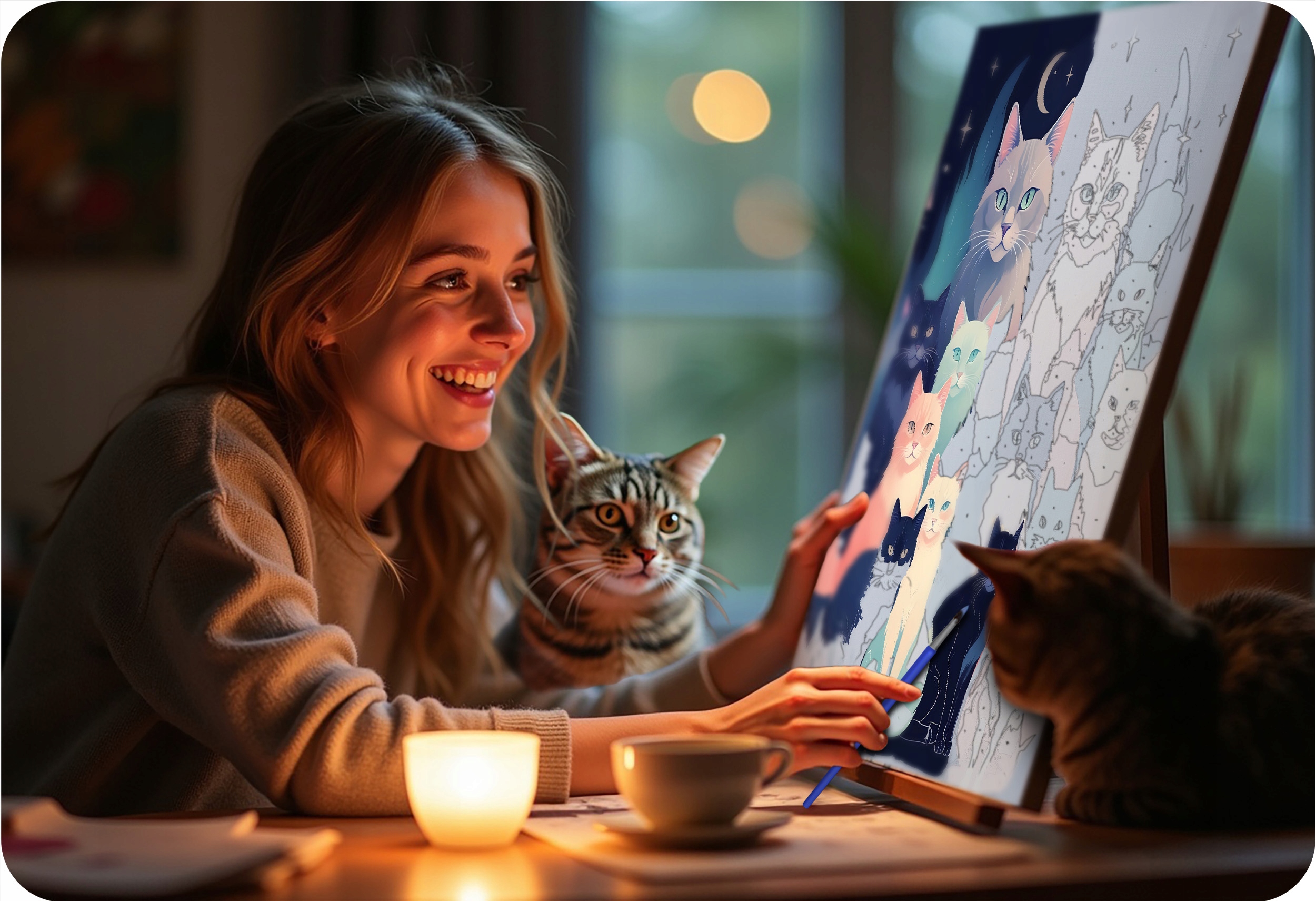 Slike za slikanje po številkah slikanje po številkah 40x50cm na okvirju Koda proizvajalca 699016