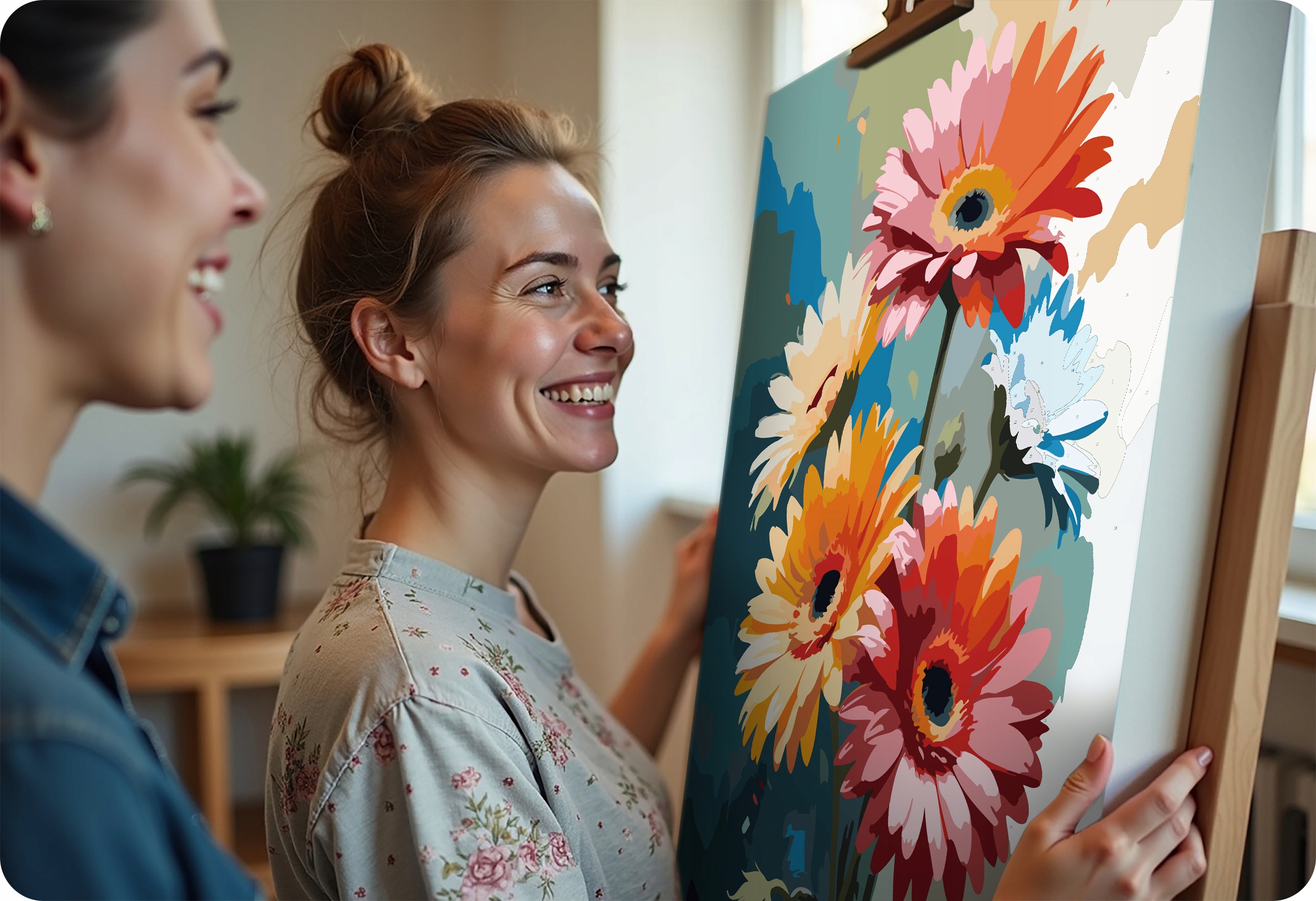 Slikanje po številkah Slikanje po številkah 40x50cm na okvirju Živalske vrste ptice