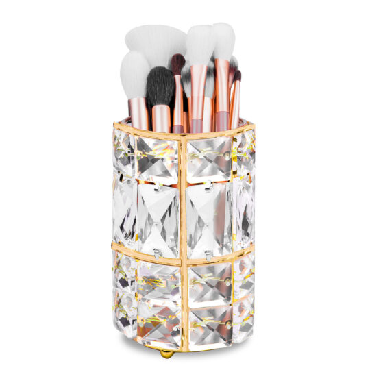 Organizator za čopiče - visok s kristali