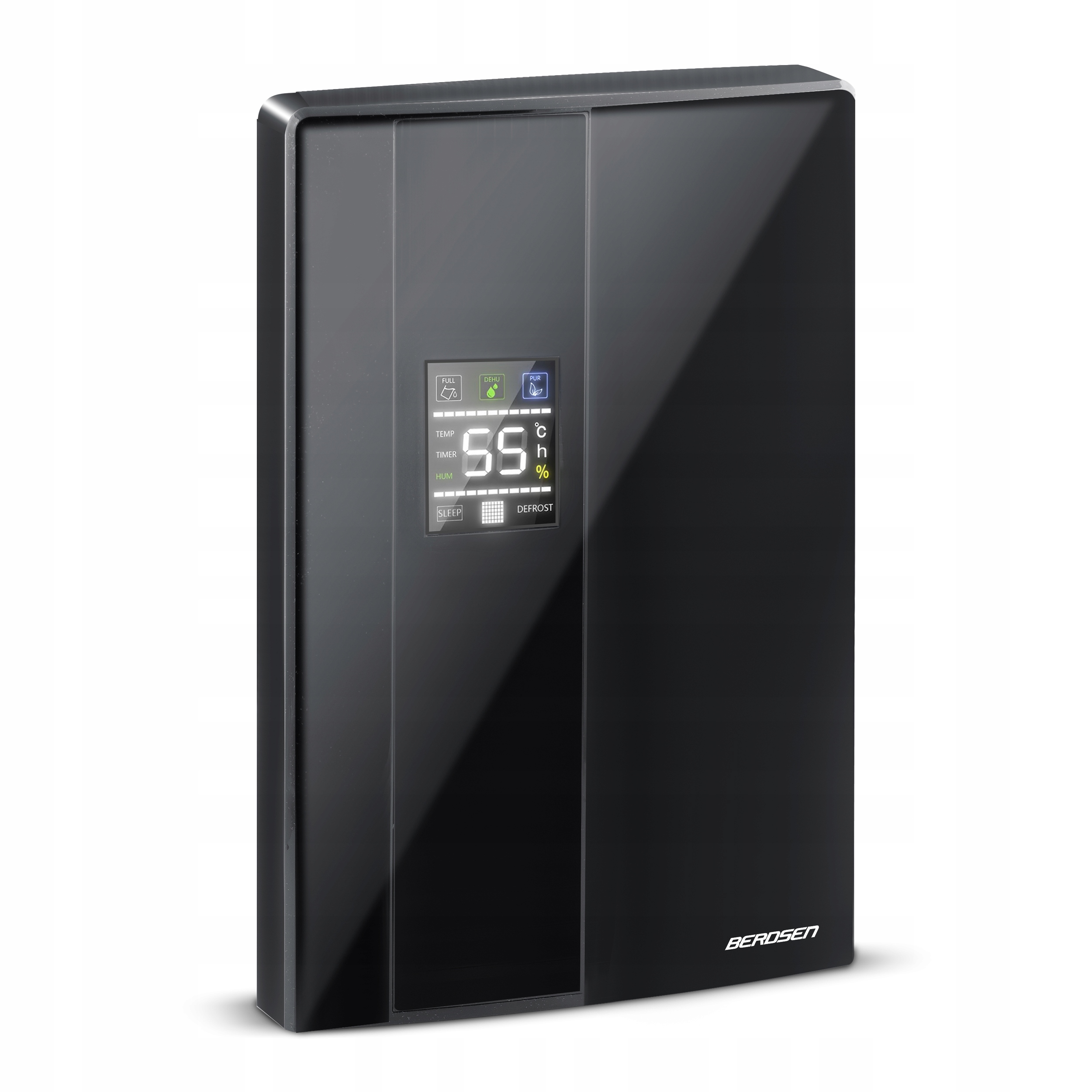 Razvlažilnik zraka, absorber vlage, UV-svetilka, 2000 ml, LED, BERDSEN, raven hrupa 38 dB