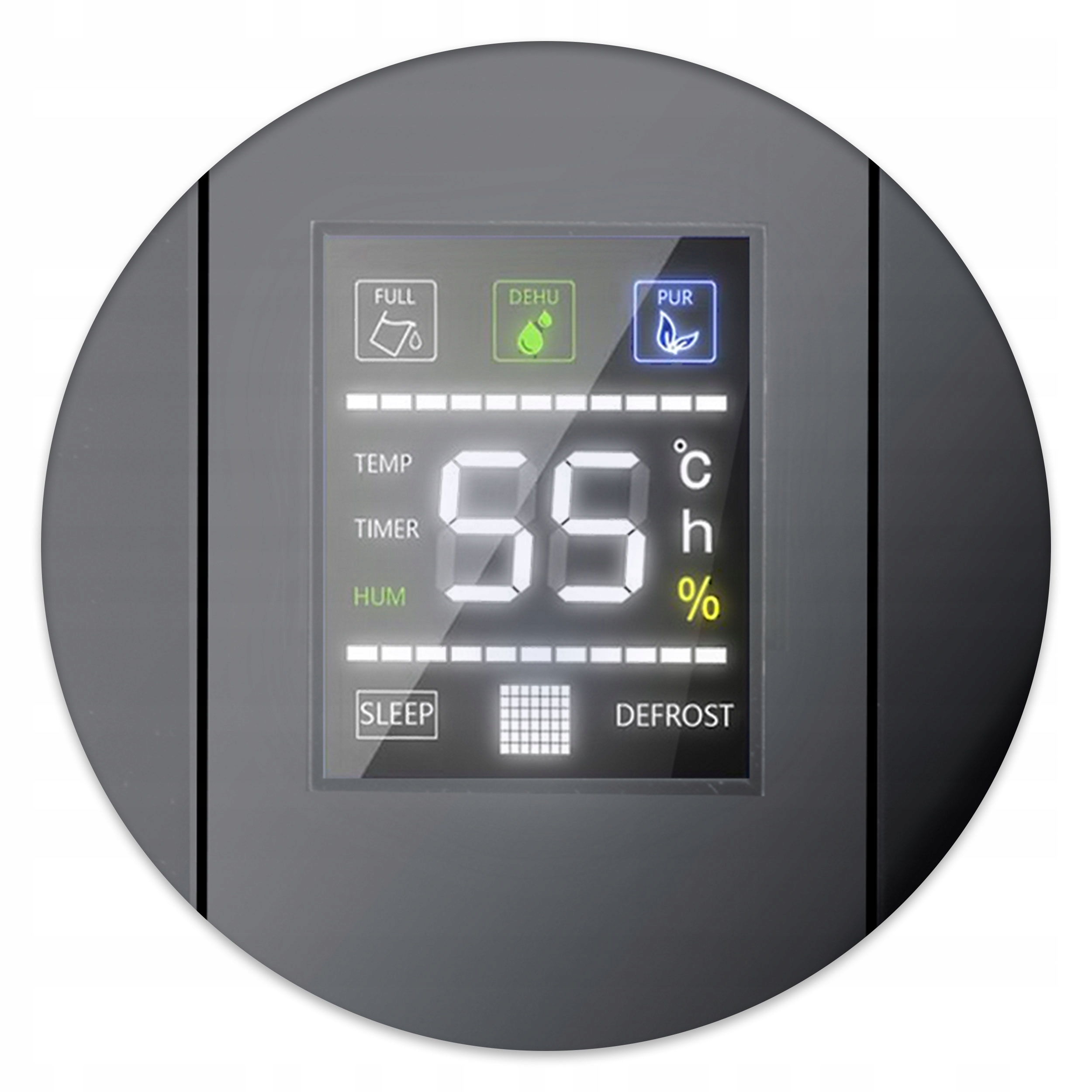 Razvlažilnik zraka, absorber vlage, UV svetilka 2000 ml LED BERDSEN Vključuje baterije št.