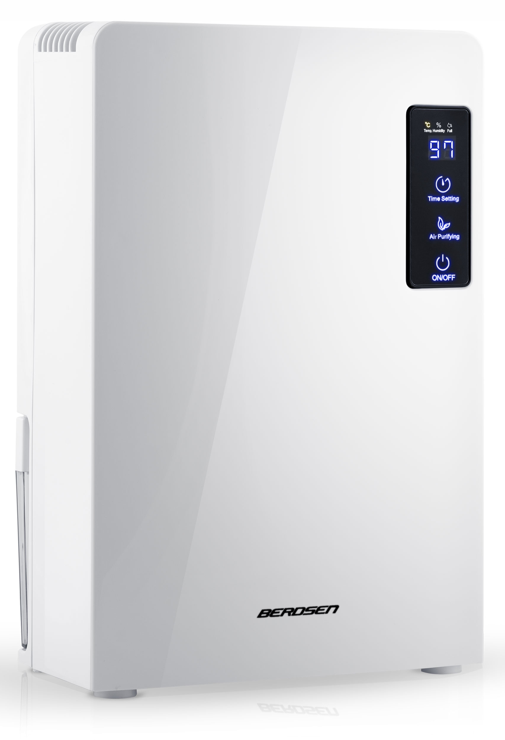 Razvlažilnik zraka, absorber vlage, UV-svetilka, filter, 2200 ml LED, znamka Berdsen