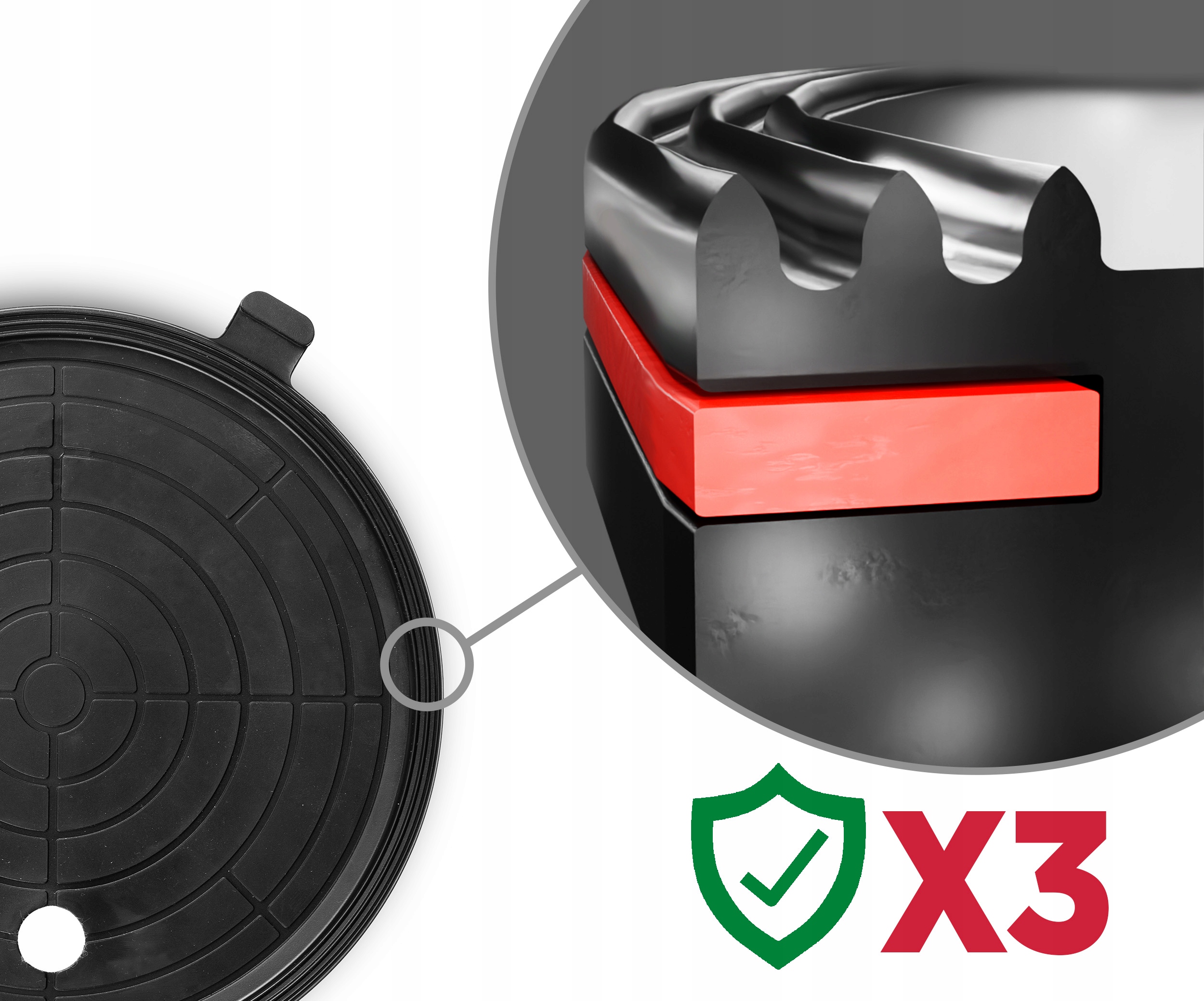 VAKUUMSKI DRŽALO ZA PLOŠČICE, ročaj s črpalko do 200 kg, manometer, koda proizvajalca 516100