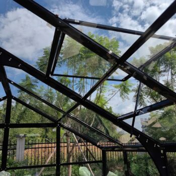 Premium Staklenik Polikarbonatni 278x278cm Crni Cultivo 2.jpg