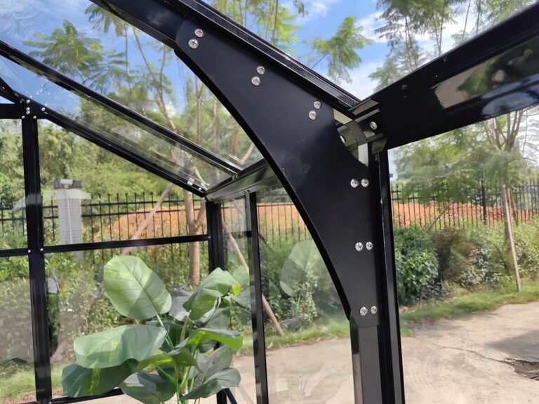 Premium Staklenik Polikarbonatni 278x278cm Crni Cultivo 3.jpg