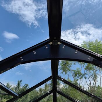 Premium Staklenik Polikarbonatni 278x278cm Crni Cultivo 4.jpg