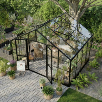 Premium Staklenik Polikarbonatni 278x354cm Crni Cultivo 1.jpg