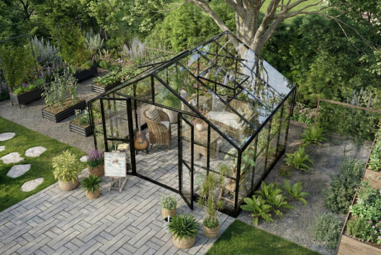 Premium Staklenik Polikarbonatni 278x354cm Crni Cultivo 1.jpg