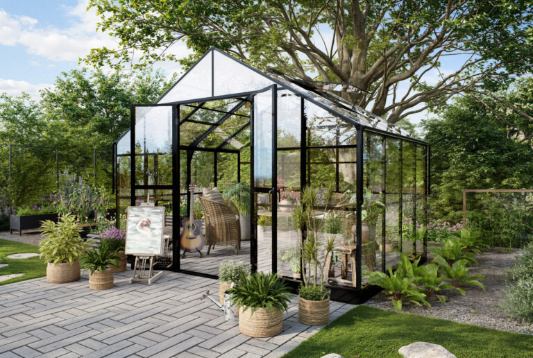 Premium Staklenik Polikarbonatni 278x354cm Crni Cultivo 2.jpg