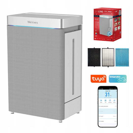 Čistilec zraka - Webber AP9750 SMART AI WIFI 100W