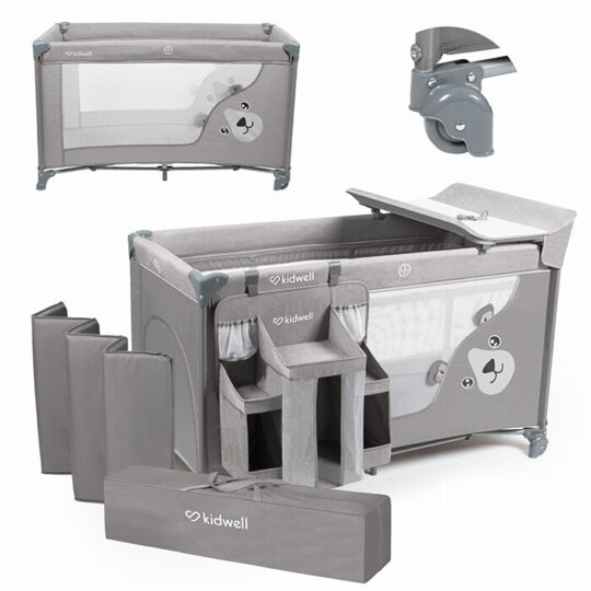 Potovalna posteljica - Kidwell Blissy siva