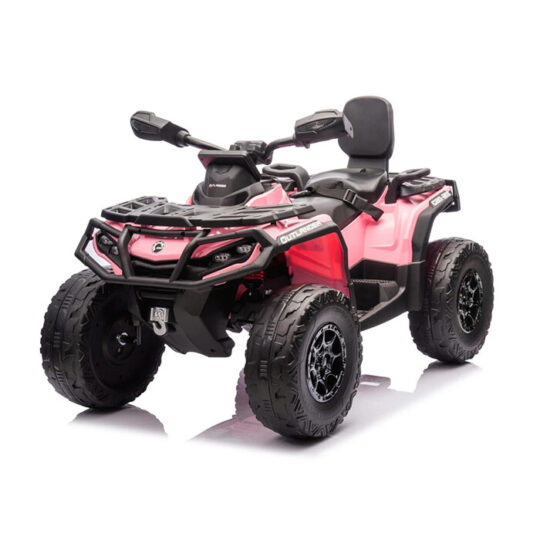 Štirikolesnik na baterijo 12V - Can't Outlander roza