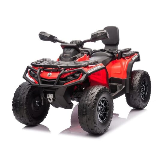 Štirikolesnik na baterijo 24V - Can't Outlander rdeč