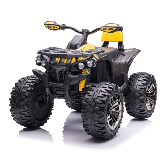 Štirikolesnik na baterijo - rumena baterija