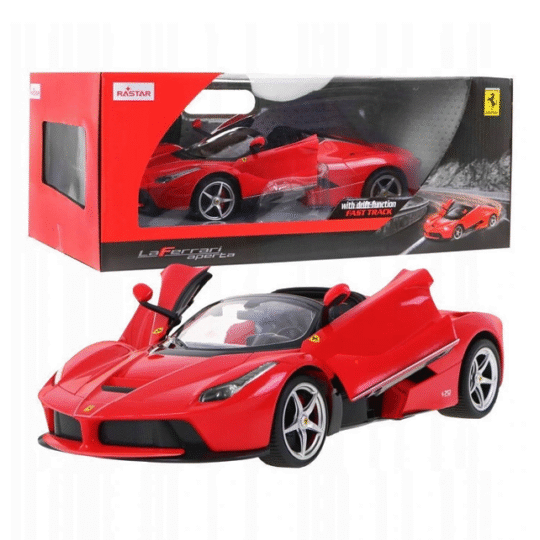 La Ferrari - avtomobil na baterije z daljinskim upravljanjem 1:14 rdeče barve