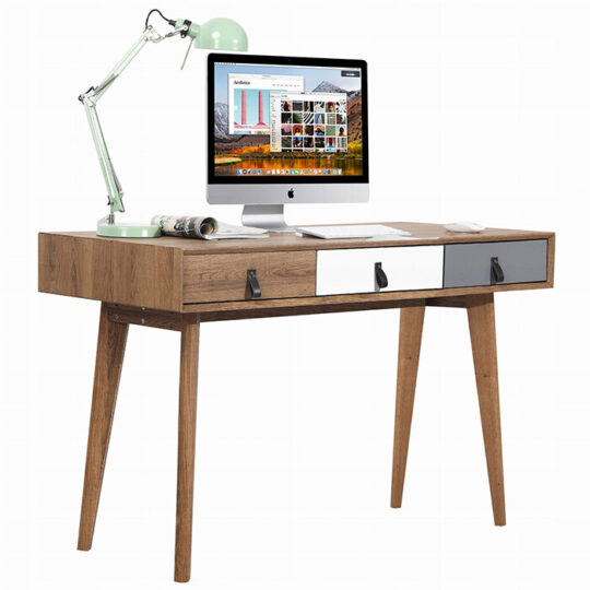 Pisalna miza s tremi predali - Woodraw