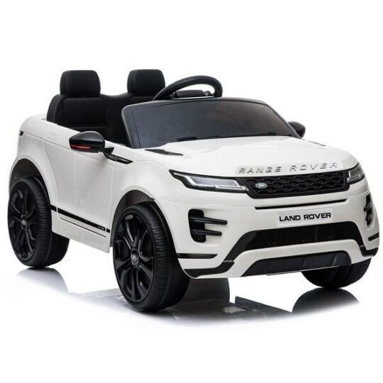 Range Rover Evoque bele barve - avtomobil na baterije
