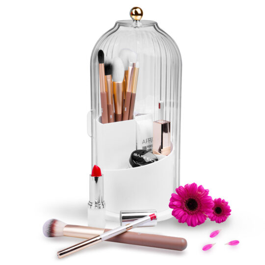 Vrtljivi organizator za krtače - All Around (bel)