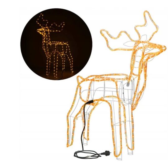 Rudolf z gibljivo glavo - zunanja dekoracija