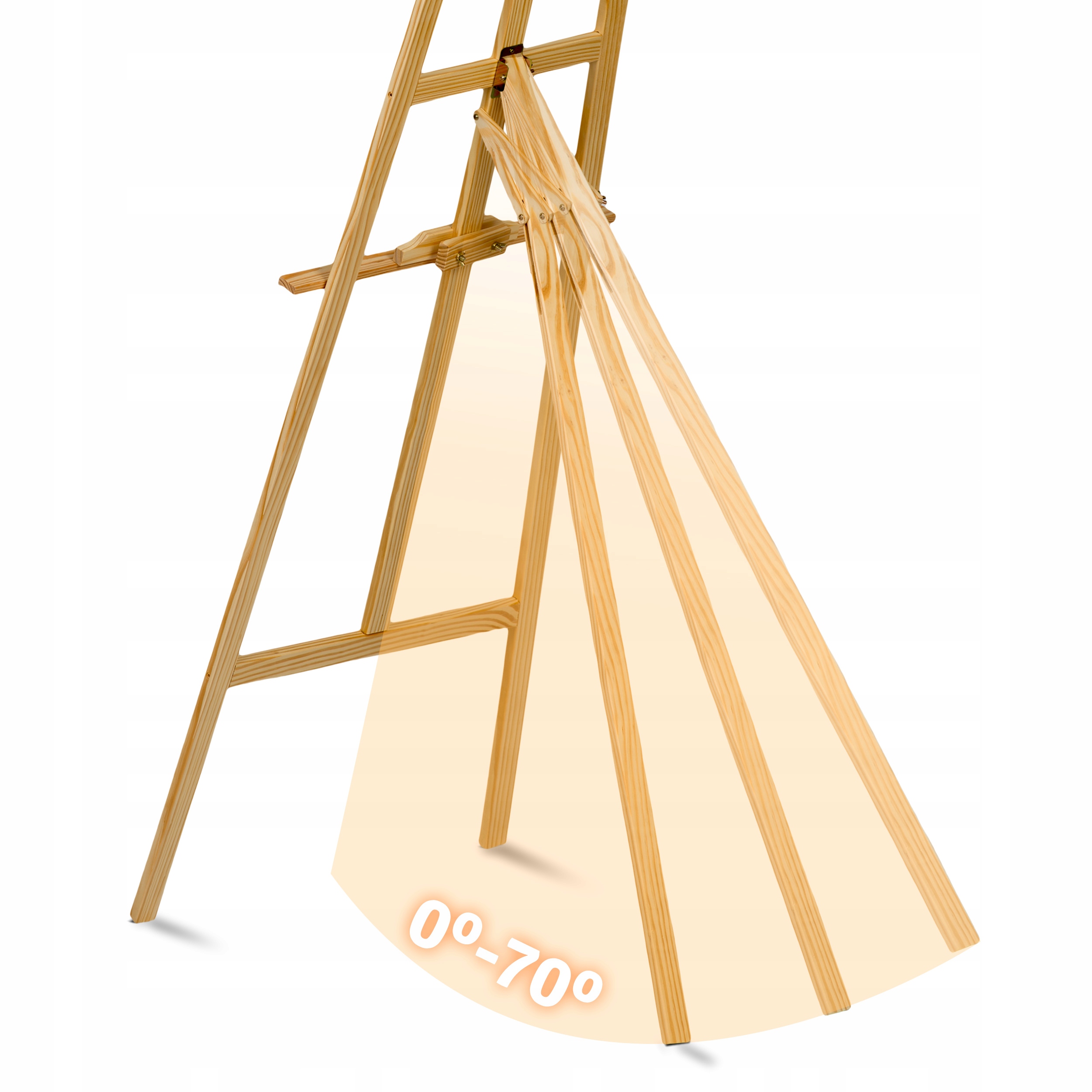 LESENI ATELEJSKI SLIKARSKI PULTIČEK EASYLIKE ZA ZUNANJE SLIKARSKE UPORABE 175 cm Massido Material les