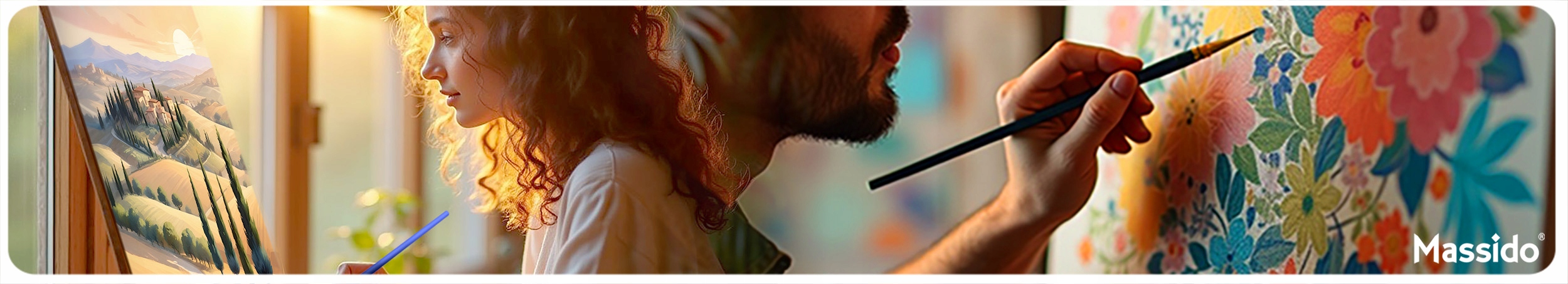 LESENI SLIKARSKI ATELJE ZUNANJE SLIKARSKO SLIKARSKO EASYSTAGE 175 cm Massido Širina pri dnu 61 cm