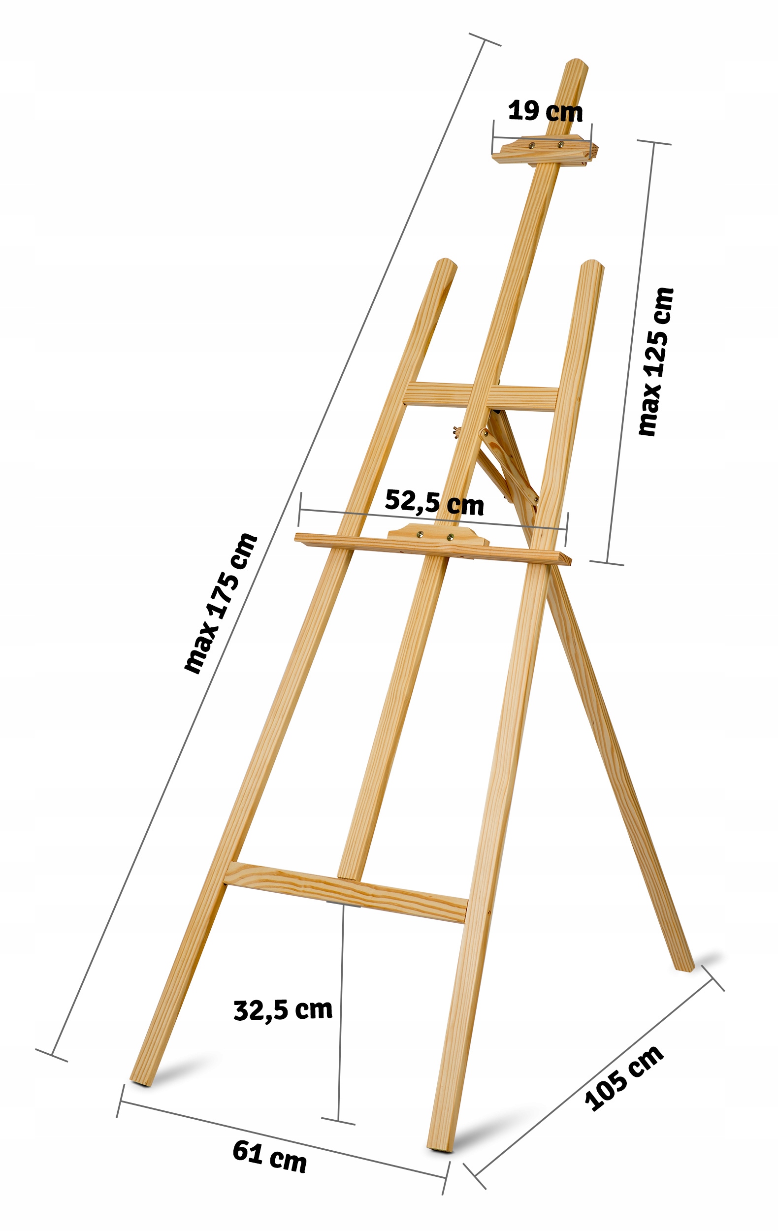 LESENA SLIKARSKA MODLA EASYSHARE ZA ZUNANJE BARVANJE 175 cm Massido Višina 175 cm