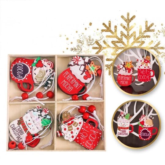 Komplet medenjakovih kroglic, 12 kosov