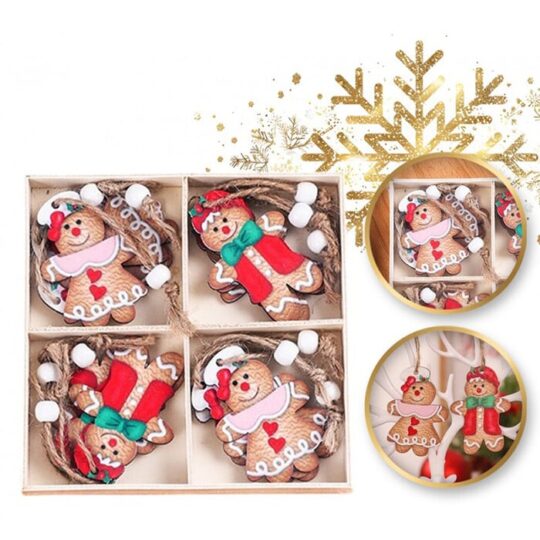 Komplet sladkih kroglic iz medenjakov, 12 kosov