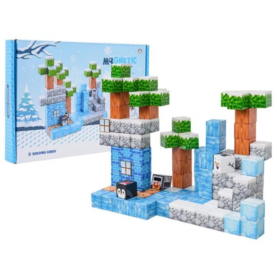 Komplet magnetnih kock 113 kosov - zimski paket