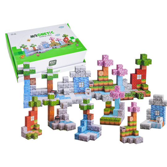 Komplet 384 magnetnih kock - vse, kar potrebujete