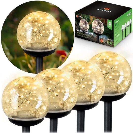 Solarna svetilka 4 kosi - Ilumen vozel