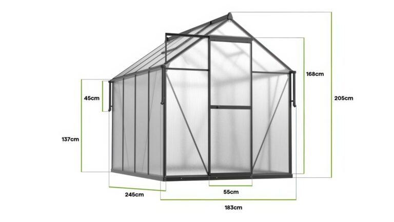 Staklenik Polikarbonatni 183x245cm Crni Cultivo 5.jpg