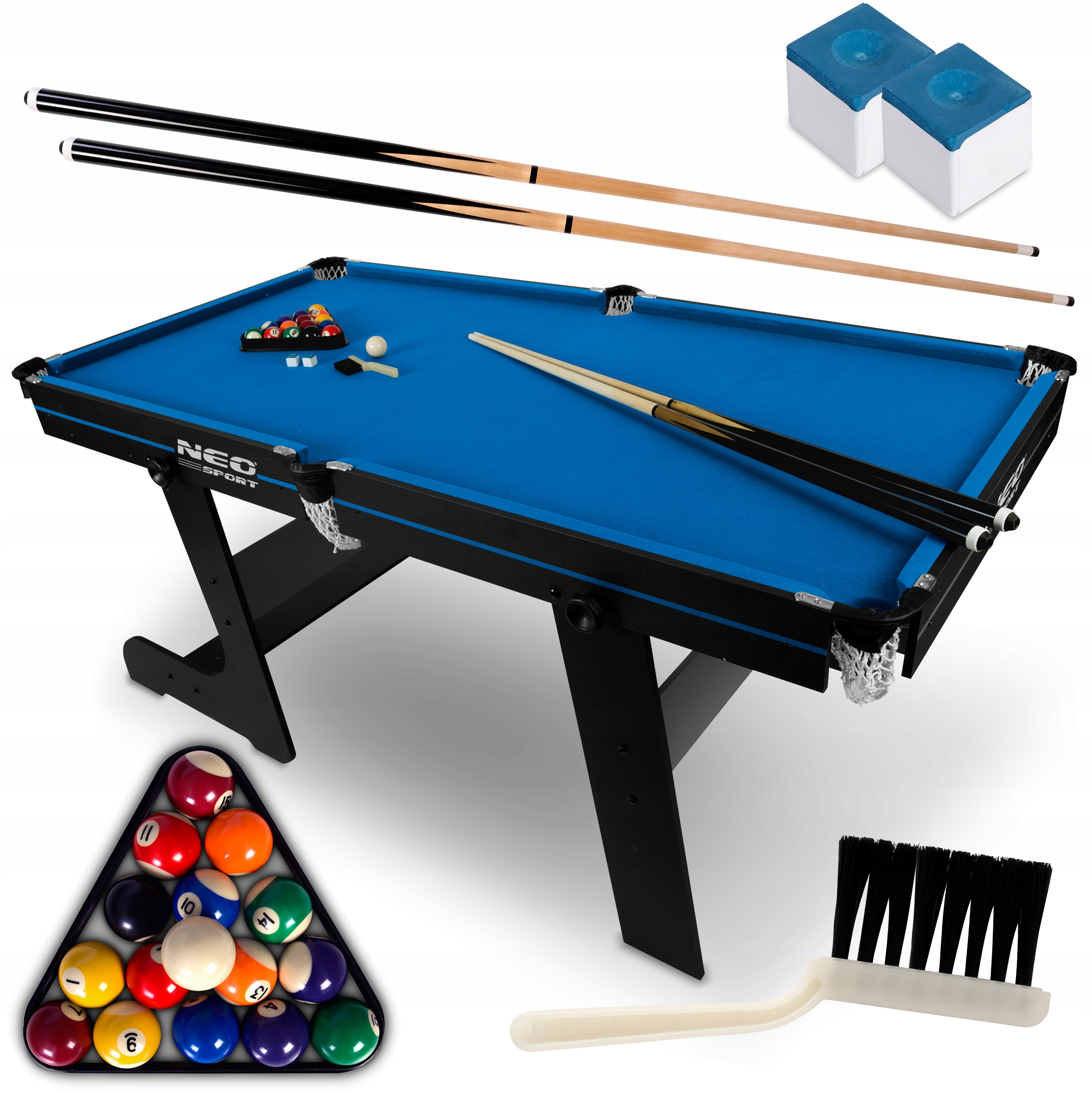 Velik komplet biljardnih miz Neo-Sport, dolžine 6 čevljev